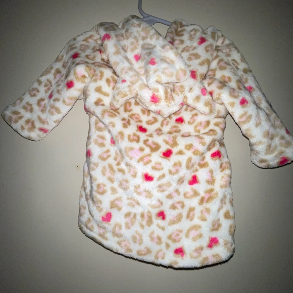 Baby 0-9 Months Animal Print Bath Robe Zak & Coey